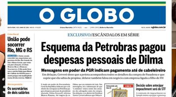 Dilma anuncia ação judicial contra Globo e Merval