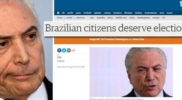 intelectuais britânicos criticam Temer e pedem novas eleições, 