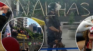 PM e guarda municipal atacam professores em São Paulo