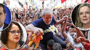 Partidos progressistas divulgam nota oficial para repudiar prisão de Lula 
