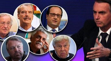 Líderes globais pedem um basta ao fascismo de Bolsonaro 