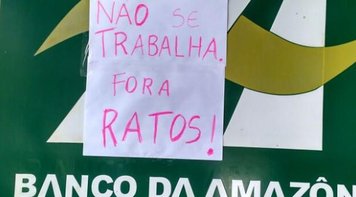 Ratos invadem SR do Banco da Amazônia e trabalho é suspenso após ação do Sindicato