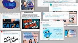 Empregados da Caixa cobram mais contratações e PLR justa em tuitaço