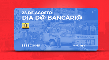 SEEBCG-MS vai presentear filiados no Dia d@ Bancári@