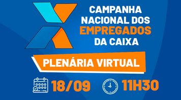 Sindicato realiza plenária nesta sexta (18) sobre a Campanha Nacional dos Empregados da Caixa