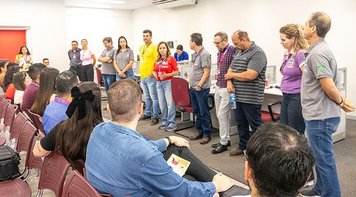 Em Campo Grande, SEEBCG-MS protesta contra adoecimento no Bradesco