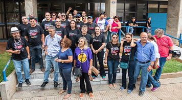 Bancários MS participam de mobilização contra a Reforma da Previdência