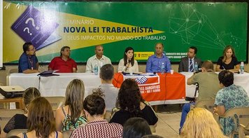 Seminário de Campo Grande apresenta desafios dos trabalhadores com a nova lei trabalhista