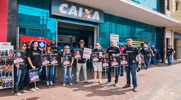 Bancários de Campo Grande realizam ato em defesa dos bancos públicos