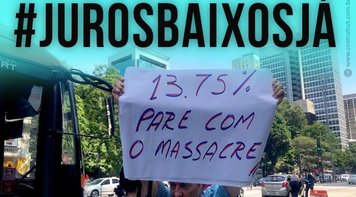 Bancários repudiam manutenção da Selic em 13,75%