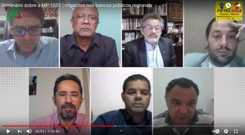Live da Fetec-CUT/CN sobre MP 1052 propõe envolver toda a sociedade na defesa do Banco da Amazônia