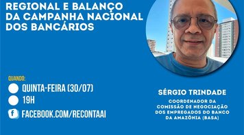 Serginho discute em Live nesta quinta 30, às 19h, importância do Basa para o desenvolvimento da Amazônia