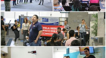 Sindicato faz ‘arrastão’ nas agências bancárias da Asa Norte