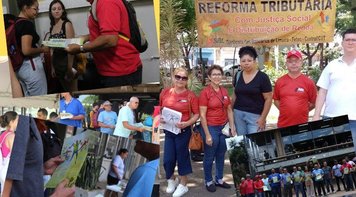 Manifestações em todo o país pedem reforma tributária com mais justiça