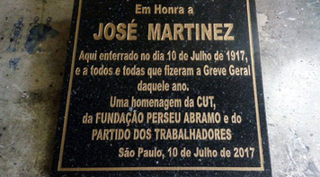 Um século depois, uma homenagem aos mártires da greve de 1917