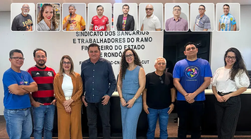 Nova diretoria do SEEB-RO é empossada para o mandato 2026-2030