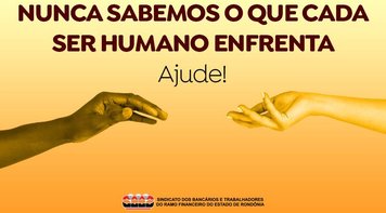 Nunca sabemos o que cada ser humano enfrenta. Ajude!