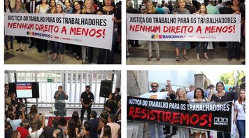 Manifestações por todo o país marcam a luta contra o fim da Justiça do Trabalho