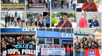 Protestos no Dia Nacional de Luta fortalecem a mobilização em defesa da Caixa 100% pública e da Funcef