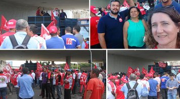 Trabalhadores tomam a Rodoviária contra o PL que escancara a terceirização