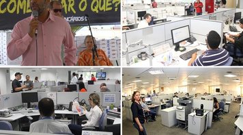 Empregados somam forças com o Sindicato em defesa da Caixa