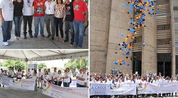 Caixa: Ato em Brasília reforça unidade dos empregados contra privatização