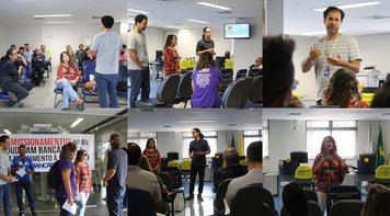 Bancários do BB realizam Dia Nacional de Luta contra os descomissionamentos. Brasília fecha agência 