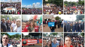 Bancários do Centro-Norte participam do tsunami da educação que varreu país