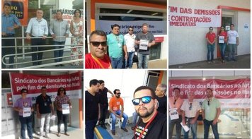 Funcionários do Itaú fazem Dia Nacional de Luta em Defesa do Emprego