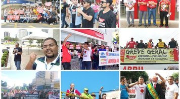 Trabalhadores fazem maior greve geral da história em defesa de seus direitos