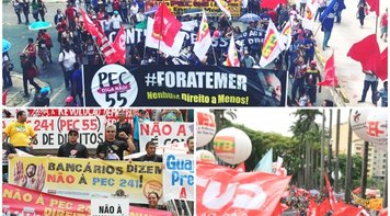 Bancários da região Centro Norte participam do Dia Nacional de Paralisações contra a PEC 55