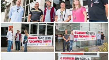 Sindicato atrasa abertura de cinco agências do Santander