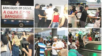 Em ato na rodoviária do Plano, Sindicato esclarece população sobre motivos da greve