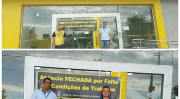 Bancários de Roraima fecham agência do BB por falta de condições de trabalho
