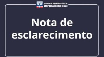 Nota de esclarecimento: Sindicato recebe notificação judicial