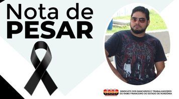 Nota de pesar por André Collins, funcionário do BB