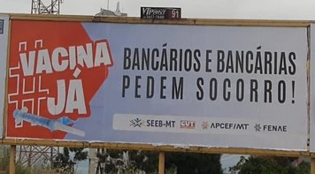 Bancários lutam por vacina para todos e prioridade para categorias que realizam serviços essenciais