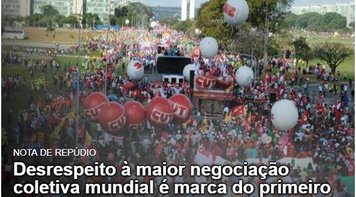 NOTA DE REPÚDIO CUT/DF: Desrespeito à maior negociação coletiva mundial é marca do primeiro dia do governo Bolsonaro