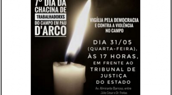 Belém faz vigília nesta quarta-feira 31 contra violência no campo
