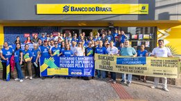 Bancários de Campo Grande e região mostram força em paralisação de 24 horas