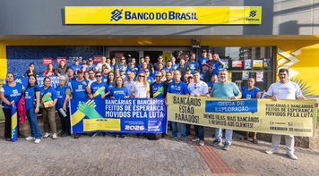 Bancários de Campo Grande e região mostram força em paralisação de 24 horas