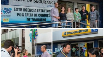 Sindicato fecha agência do Banco do Brasil que foi alvo de bandidos