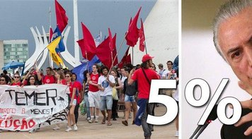 Apenas 5% aprovam a catástrofe Temer, aponta pesquisa CNI/Ibope