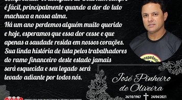 Companheiro José Pinheiro, presente!