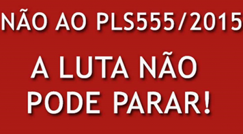 PLS 555: leia avaliações de representantes de entidades e participe dessa luta!