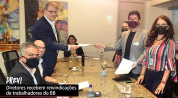 Funcionários do Banco do Brasil entregam pauta de reivindicações à Previ