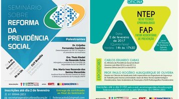 Fetec-CUT/CN faz seminário sobre reforma previdenciária e oficina sobre Nexo Técnico Epidemiológico e FAP