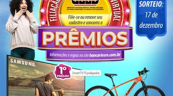 Sindicato lança campanha de atualização cadastral e novas filiações com sorteio de prêmios 