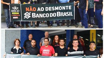 Sindicato retarda abertura da agência do BB em protesto contra o desmonte do BB