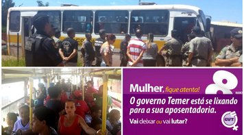 Dia da mulher começa com repressão em Formosa